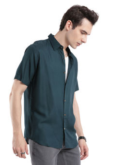 WROGN - Deep Teal Viscose Shirt