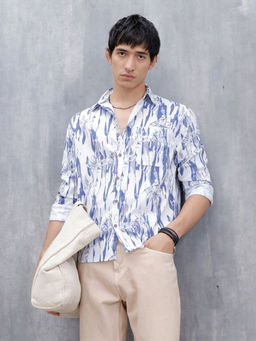 WROGN - Mens Printed Casual Shirt