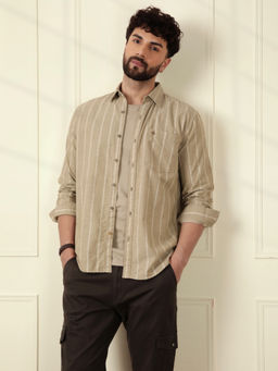 WROGN - Chambray Striped Classic Shirt
