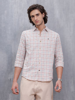 WROGN - Mens Slim Fit Checkered Pattern Shirt