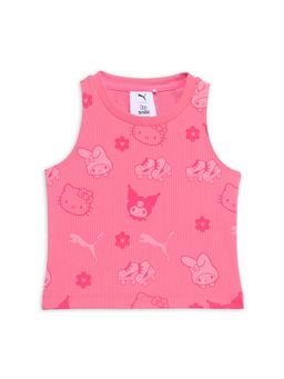 Puma - Girls Pink Printed Top