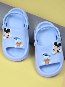Yellow Bee - Disney Mickey Mouse & Donald Duck Charms Sandals for Boys - Blue