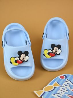 Yellow Bee - Disney Mickey Mouse Sandals with Rotating Charms for Boys - Blue