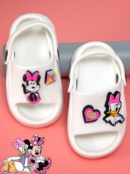 Yellow Bee - Disney Minnie & Daisy Sandals for Girls - White