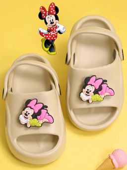 Yellow Bee - Disney Minnie Mouse Beige Sandals for Girls