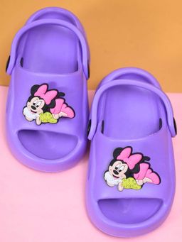 Yellow Bee - Disney Minnie Mouse Purple Sandals for Girls
