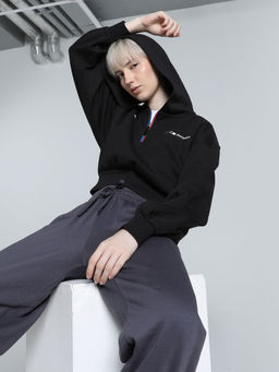Puma - Bmw Mms Ess Hz Hooded Womens Black Sweatshirt