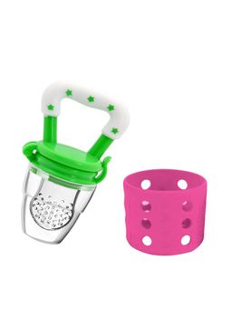 Safe-O-Kid - Baby Feeding Combo Kit, Pink for Babies for Kids Safety, Green (6-12 Months)