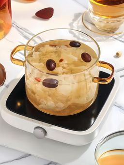 UMAI - Borosilicate Saucepan with Lid, Amber 2.3L