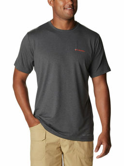 Columbia - Mens Black Omni-Wick Tech Trail Graphic Tshirt