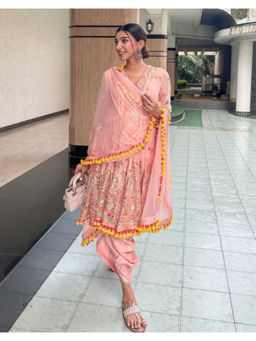 Gopi Vaid - Priyal Juhi Godambe Anarkali And Dhoti Pant With Dupatta