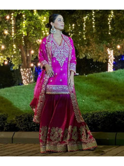 Gopi Vaid - Golconda Kyra Kurta And Sharara Set With Dupatta