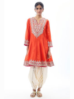 Gopi Vaid - Pal Ag Kurta with Dhoti Pant