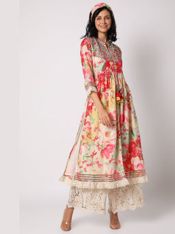 Gopi Vaid - Khushi Jacket Style Kurta And Palazzo