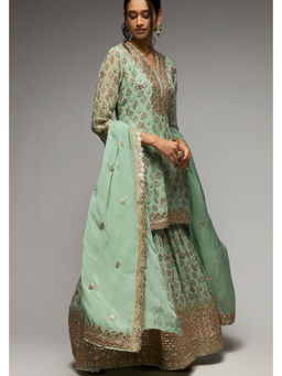 Gopi Vaid - Nusrat Kurta And Sharara Set With Dupatta