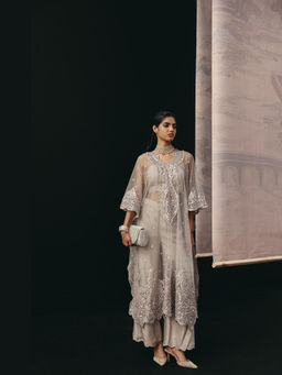 Twenty Nine - Dola Silk Fitted Scallop Palazzo