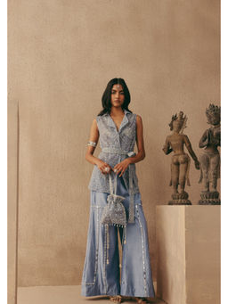 Twenty Nine - Hand Embroidered Flared Pant