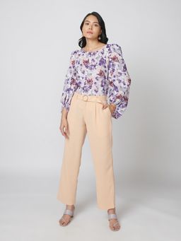 Not So Pink - Lilac Blouson Sleeve Bodysuit