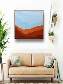 The Art House - Abstract Painting Multicolor (30X30 Inches)