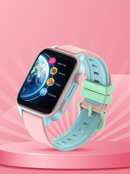 Spiky - Gnome 4G Calling Multi-Ui Ipx7 Waterproof Kids Smartwatch Pink