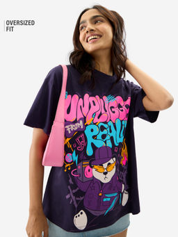 The Souled Store - Original Unplugged From Reality Women Oversized T-Shirt