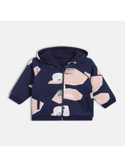 MINI KLUB - Navy Blue Printed Jacket