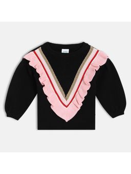 MINI KLUB - Black Woven Sweater