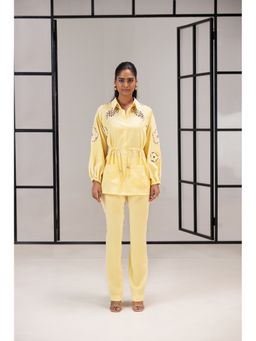 SAKSHI G CHAWLA - Yellow Jana Shirt with Pant