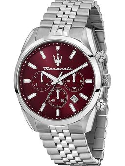 Maserati - Artist Men Analog Round Stainless Steel Maroon Watch-R8853151024 (M)