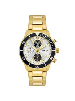 Timex - Men Analog Round Stainless Steel Silver Watch-Tweg272Smu04 (M)