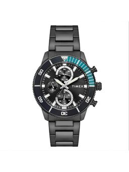 Timex - Men Analog Round Stainless Steel Black Watch-Tweg272Smu05 (M)