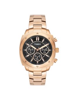 Timex - Men Analog Square Stainless Steel Black Watch-Tweg274Smu02 (M)