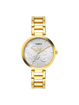 Timex - Women Analog Round Stainless Steel Silver Watch-Twel107Smu22 (M)