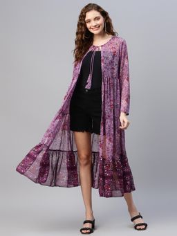 Deebaco - Floral Printed Womens Shrug