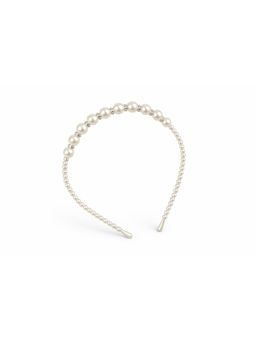 Baby Doe - Off White Pearl Crystal Ring Hairband