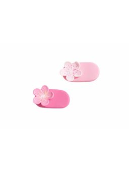 Baby Doe - Pink & Light Pink Cherry Blossom Hair Clips (Pack of 2)