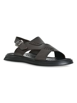 REGAL - Brown Men Casual Leather Back Strap Sandals