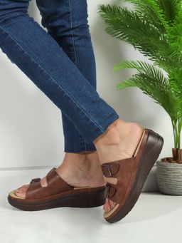Iconics - Women Fashionable Brown Comfortable Sandals