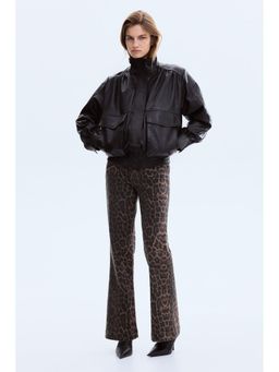 H&M - Women Brown Flared High Jeans