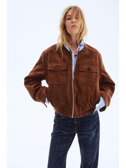 H&M - Women Brown Napped Jacket
