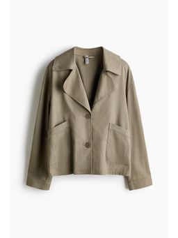 H&M - Women Green Twill Jacket
