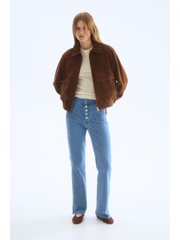 H&M - Women Blue Flared Leg High Waist Jeans