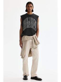 H&M - Men Black Loose Fit Tank Top