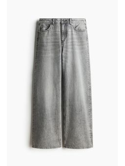 H&M - Women Grey Baggy Regular Waist Jeans