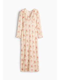 H&M - Women Pink Long-Sleeved Viscose Dress