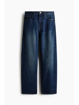 H&M - Women Blue Barrel Regular Waist Jeans