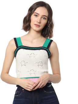 ONLY - Women Colorblock Multicolor Top