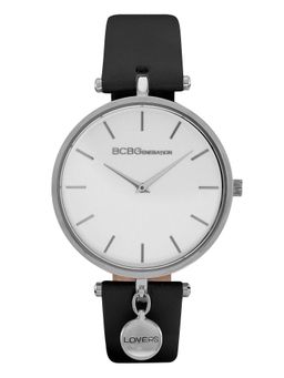 BCBGMAXAZRIA - GENERATION Quartz Silver Round Dial Women's Watch - GN51043002