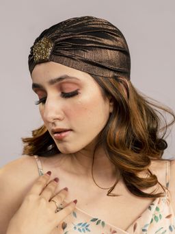 Hair Drama Co. - Metallic Turban - Bronze