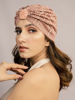 Hair Drama Co. - Embellished Turban - Pink